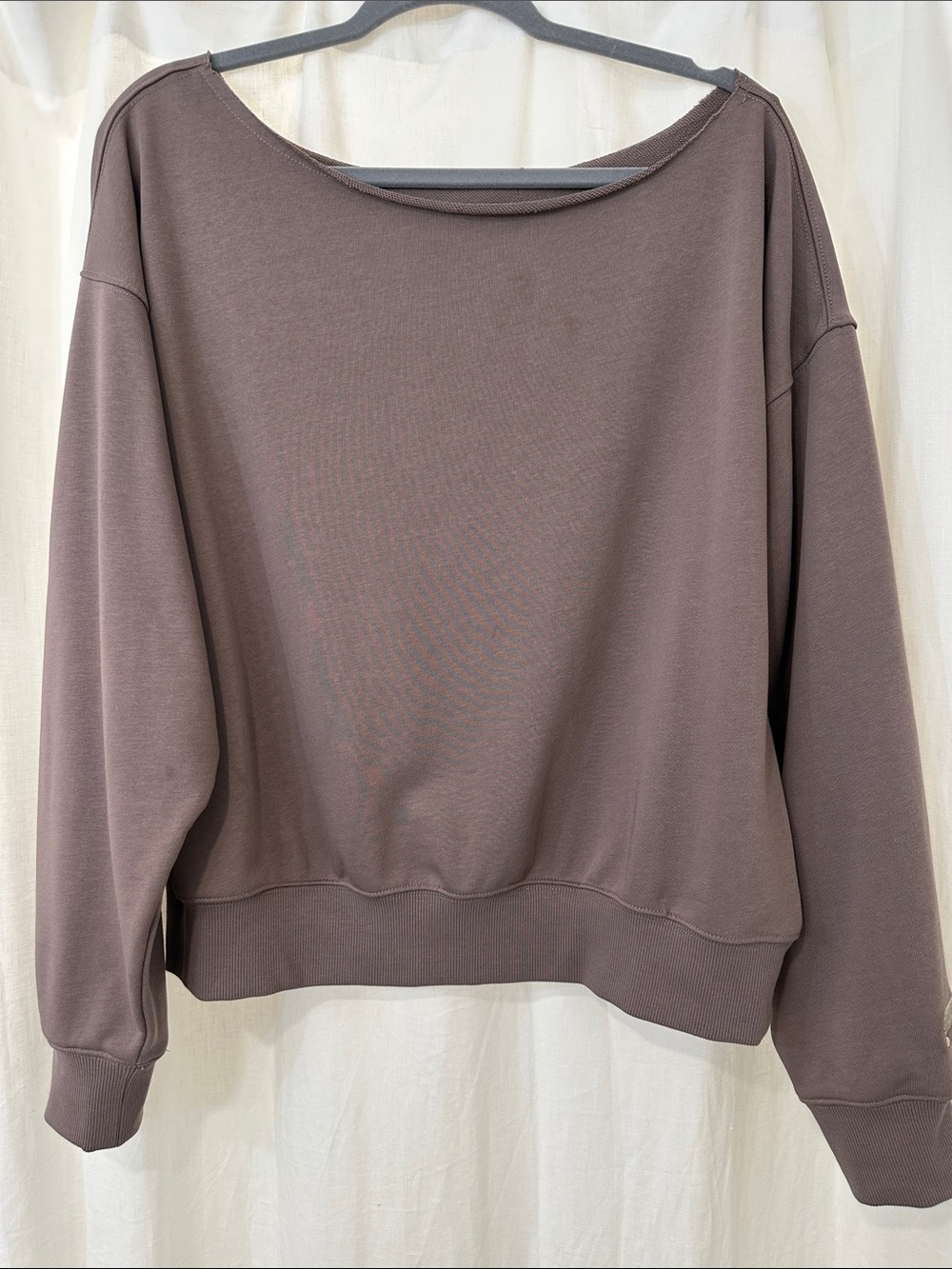 Fabletics Mauve-Brown Pullover Sweatshirt